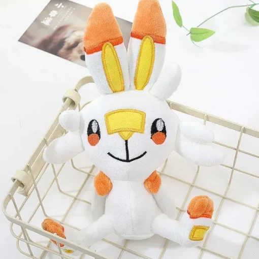 Pkm.store Pokemon Kuscheltiere-Scorbunny Hopplo Stofftier Aus Pokemon Schwert Und Schild (Ca. 23Cm)