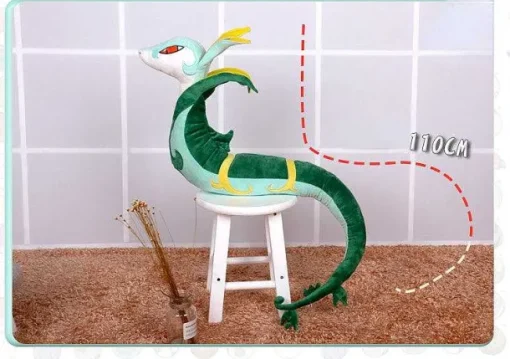 Pkm.store Pokemon Kuscheltiere-Serperior Serpiroyal Stofftier Pokemon (Ca. 110Cm)