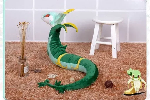 Pkm.store Pokemon Kuscheltiere-Serperior Serpiroyal Stofftier Pokemon (Ca. 110Cm)