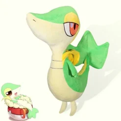 Pkm.store Pokemon Kuscheltiere-Serpifeu Snivy Kuscheltier Pokemon (Ca. 40Cm)