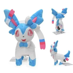 Pkm.store Pokemon Kuscheltiere-Shiny Feelinara, Psiana, Aquana Oder Evoli Kuscheltiere Pokemon (16-23Cm)