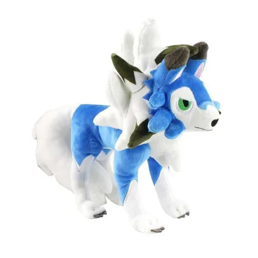 Pkm.store Pokemon Kuscheltiere-Shiny Lycanroc Wolwerock Kuscheltier Pokemon (Ca. 24Cm)