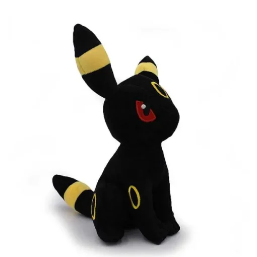 Pkm.store Pokemon Kuscheltiere-Sitzender Nachtara / Umbreon Plusch Pokemon (Ca. 25Cm)