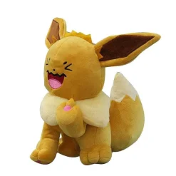 Pkm.store Pokemon Kuscheltiere-Sitzendes Evoli Eevee Plusch Pokemon (Ca. 30Cm)