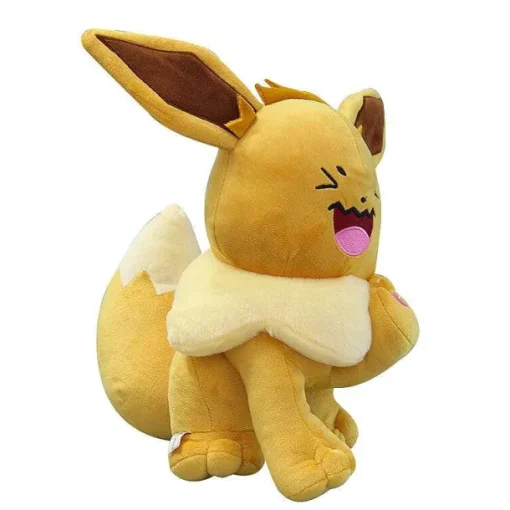 Pkm.store Pokemon Kuscheltiere-Sitzendes Evoli Eevee Plusch Pokemon (Ca. 30Cm)