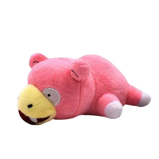 Pkm.store Pokemon Kuscheltiere-Slowpoke Flegmon Pokemon Stofftier (Ca. 25Cm)
