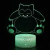 Pkm.store Sonstiges Merchandise-Snorlax Relaxo Nachtlicht Tischlampe 3D Led Lampe