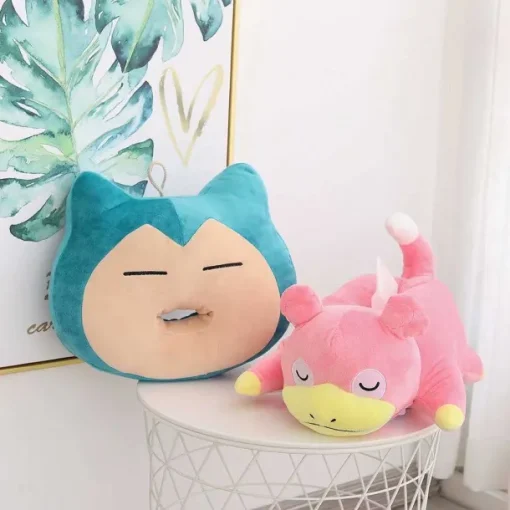 Pkm.store Sonstiges Merchandise-Snorlax Relaxo Oder Slowpoke Flegmon Pluschige Papiertuch Spender