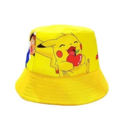 Pkm.store Sommer-Sommerlicher Fischer Hut Und Sonnenschutz Mit Pokemon Motiven Fur Kinder