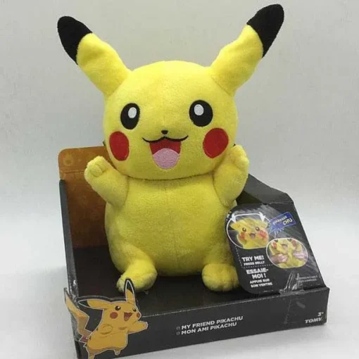 Pkm.store Pokemon Kuscheltiere-Sprechender Pikachu Kuschel Pokemon - Pikachu Spricht Und Lacht