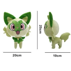 Pkm.store Pokemon Kuscheltiere-Sprigatito Felori Kuscheltier Pokemon (Ca.25X20Cm)