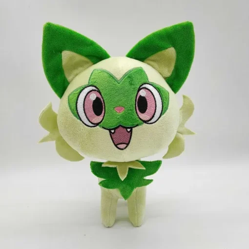 Pkm.store Pokemon Kuscheltiere-Sprigatito Felori Kuscheltier Pokemon (Ca.25X20Cm)