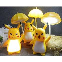 Pkm.store Pokemon Lampen & Nachtlichter-Strahlende Pikachu Lampe Fur Pokemon-Fans