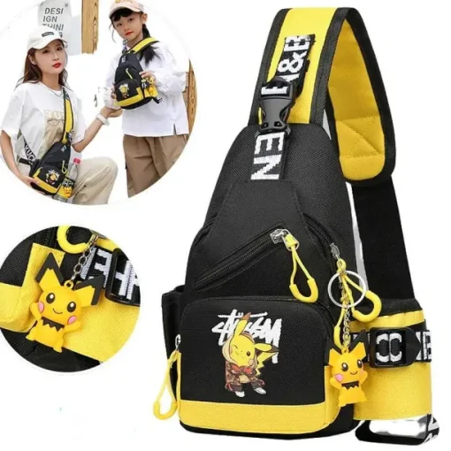 Pkm.store Sonstiges Merchandise-Stylische Schultertasche Fur Kinder Im Pikachu Look