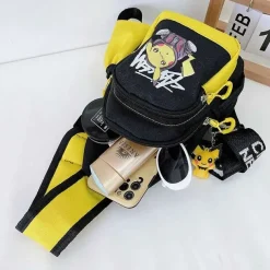 Pkm.store Rucksäcke & Taschen-Stylische Schultertasche Fur Kinder Im Pikachu Look
