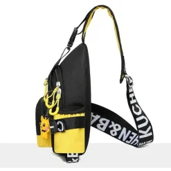 Pkm.store Rucksäcke & Taschen-Stylische Schultertasche Fur Kinder Im Pikachu Look
