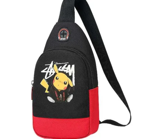 Pkm.store Rucksäcke & Taschen-Stylishe Pikachu Sling Bag Schulter Tasche