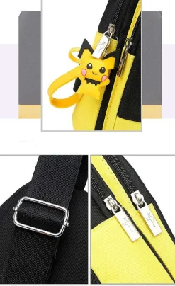 Pkm.store Rucksäcke & Taschen-Stylishe Pikachu Sling Bag Schulter Tasche