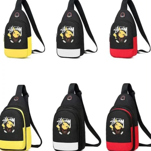 Pkm.store Rucksäcke & Taschen-Stylishe Pikachu Sling Bag Schulter Tasche