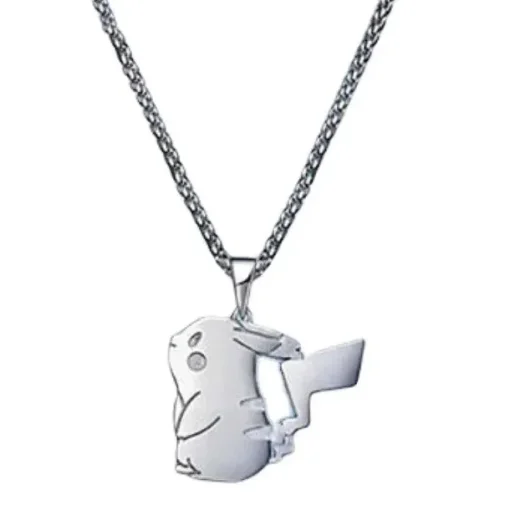 Pkm.store Pokemon Schmuck-Stylishe Pokemon Halsketten In Gold Oder Silber