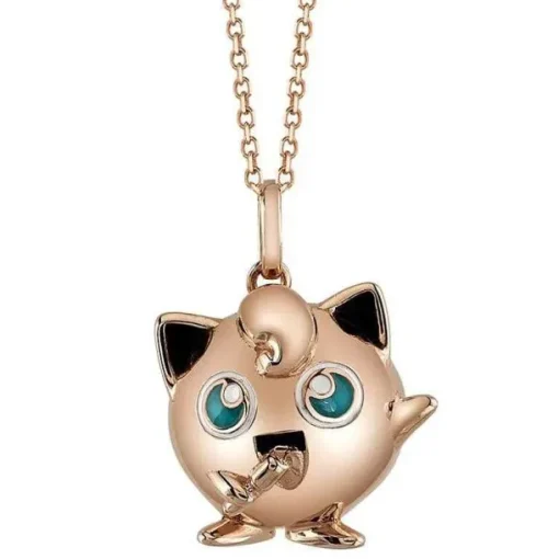 Pkm.store Pokemon Schmuck-Stylishe Pokemon Halsketten In Gold Oder Silber