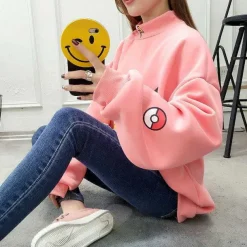 Pkm.store Herbst & Winter-Stylisher Pokemon Pikachu Sweater Uberlange