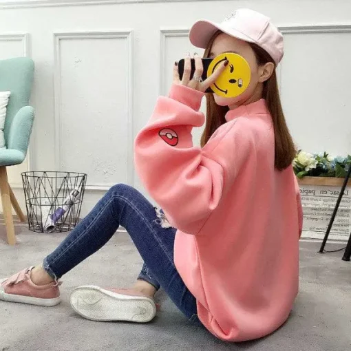 Pkm.store Herbst & Winter-Stylisher Pokemon Pikachu Sweater Uberlange