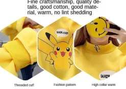 Pkm.store Herbst & Winter-Stylisher Pokemon Pikachu Sweater Uberlange