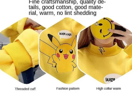 Pkm.store Herbst & Winter-Stylisher Pokemon Pikachu Sweater Uberlange
