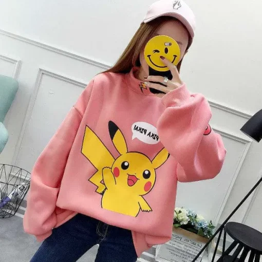 Pkm.store Herbst & Winter-Stylisher Pokemon Pikachu Sweater Uberlange