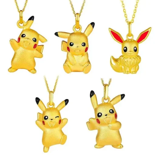 Pkm.store Pokemon Schmuck-Suse Pokemon Pikachu Halsketten Oder Ringe