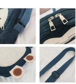 Pkm.store Rucksäcke & Taschen-Suse Relaxo Snorlax Umhangetasche Pokemon Tasche
