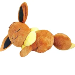 Pkm.store Pokemon Kuscheltiere-Suser Schlafender Evoli Eevee Plusch Pokemon (Ca. 35Cm)