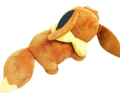 Pkm.store Pokemon Kuscheltiere-Suser Schlafender Evoli Eevee Plusch Pokemon (Ca. 35Cm)