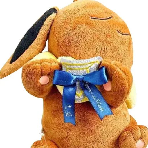 Pkm.store Pokemon Kuscheltiere-Suser Schlafender Evoli Eevee Plusch Pokemon (Ca. 35Cm)