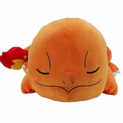 Pkm.store Xxl Pokemon-Suser Schlafender Xxl Glumanda Charmander Plusch Pokemon (Ca. 40Cm)