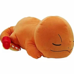 Pkm.store Xxl Pokemon-Suser Schlafender Xxl Glumanda Charmander Plusch Pokemon (Ca. 40Cm)