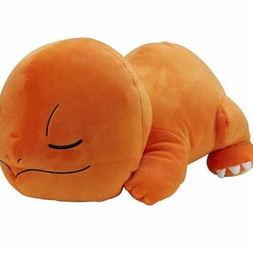 Pkm.store Xxl Pokemon-Suser Schlafender Xxl Glumanda Charmander Plusch Pokemon (Ca. 40Cm)