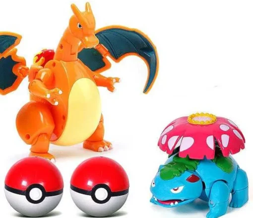 Pkm.store Pokeball & Pokebälle-Takara Tomy Pokemon Poke Ball Mit Pokemon Figur