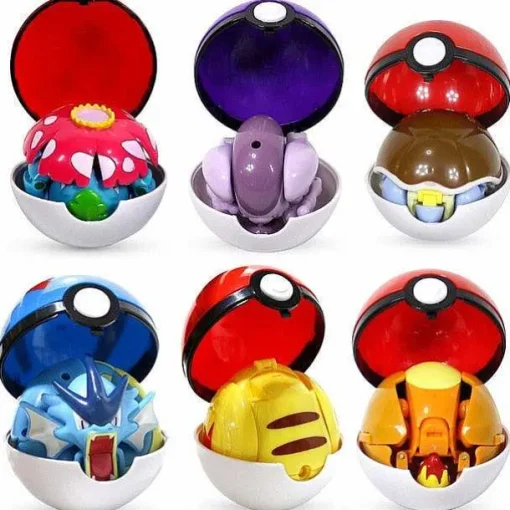 Pkm.store Pokeball & Pokebälle-Takara Tomy Pokemon Poke Ball Mit Pokemon Figur