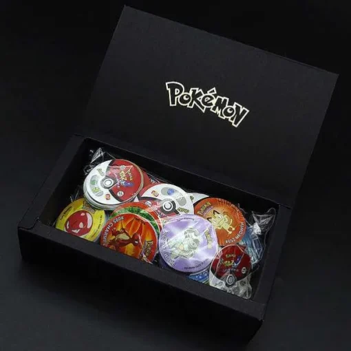 Pkm.store Pokemon Spielzeug-Tazos Pokemon 160 Runde Pogs 2000Er Edition Mit Box
