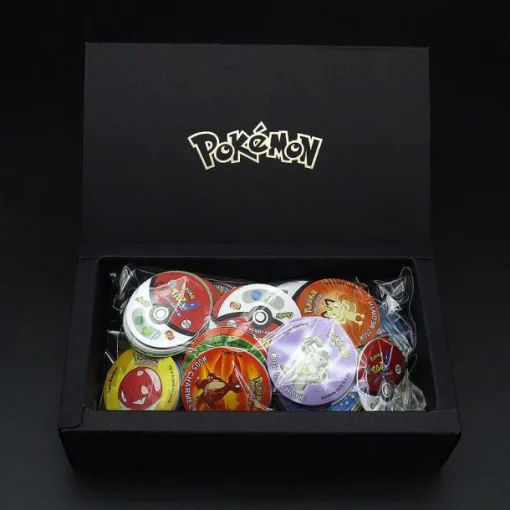 Pkm.store Pokemon Spielzeug-Tazos Pokemon 160 Runde Pogs 2000Er Edition Mit Box