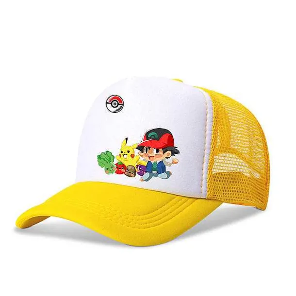 Pkm.store Pokemon Mützen & Caps-Tolle Pokemon Pikachu Sommer Baseball Caps Mützen Fur Kinder