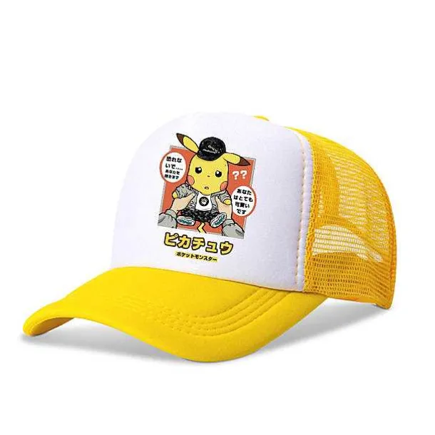 Pkm.store Pokemon Mützen & Caps-Tolle Pokemon Pikachu Sommer Baseball Caps Mützen Fur Kinder