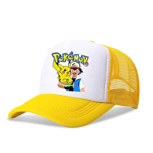 Pkm.store Pokemon Mützen & Caps-Tolle Pokemon Pikachu Sommer Baseball Caps Mützen Fur Kinder