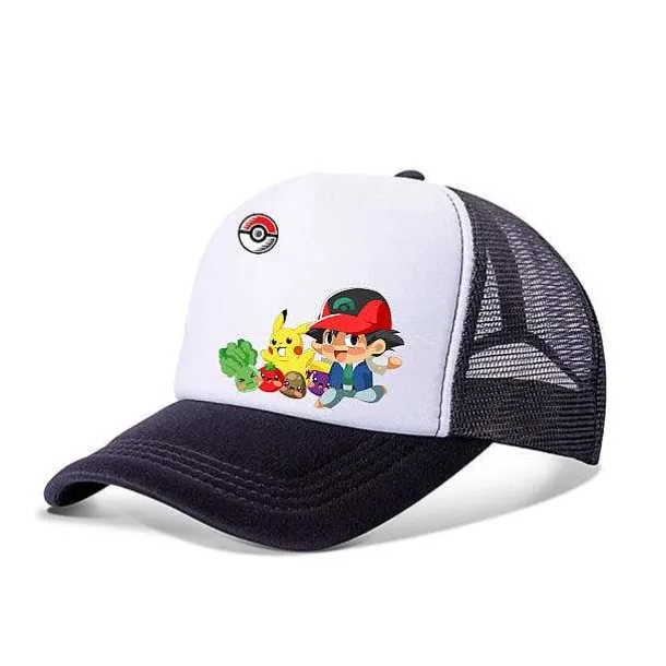 Pkm.store Pokemon Mützen & Caps-Tolle Pokemon Pikachu Sommer Baseball Caps Mützen Fur Kinder