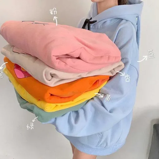Pkm.store Herbst & Winter-Toller Pikachu, Glumanda, Schiggy Oder Enton Pokemon Oversize Hoodie Pullover