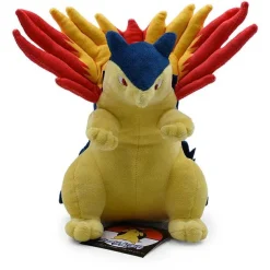 Pkm.store Pokemon Kuscheltiere-Tornupto / Typhlosion Stoff Pokemon (Ca. 25Cm)