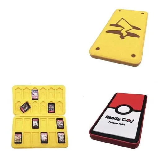 Pkm.store Sonstiges Merchandise-Tragetasche Schutzcase Fur 24 Switch Spiele Im Pokemon Design