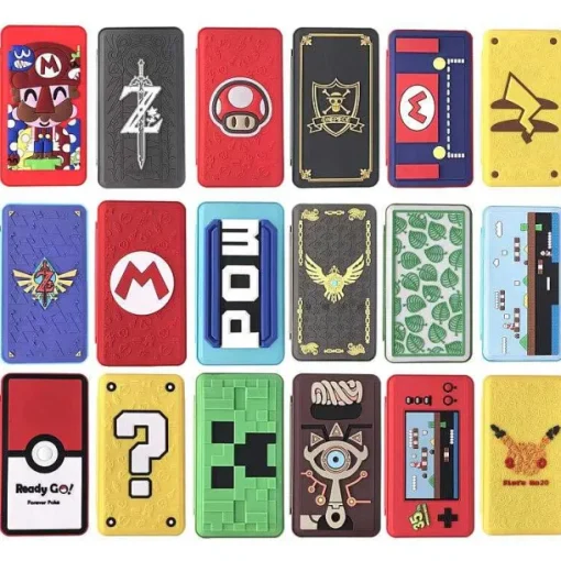 Pkm.store Sonstiges Merchandise-Tragetasche Schutzcase Fur 24 Switch Spiele Im Pokemon Design